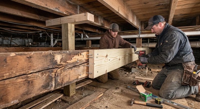 Floor Joists Repair in Wilmington, NC