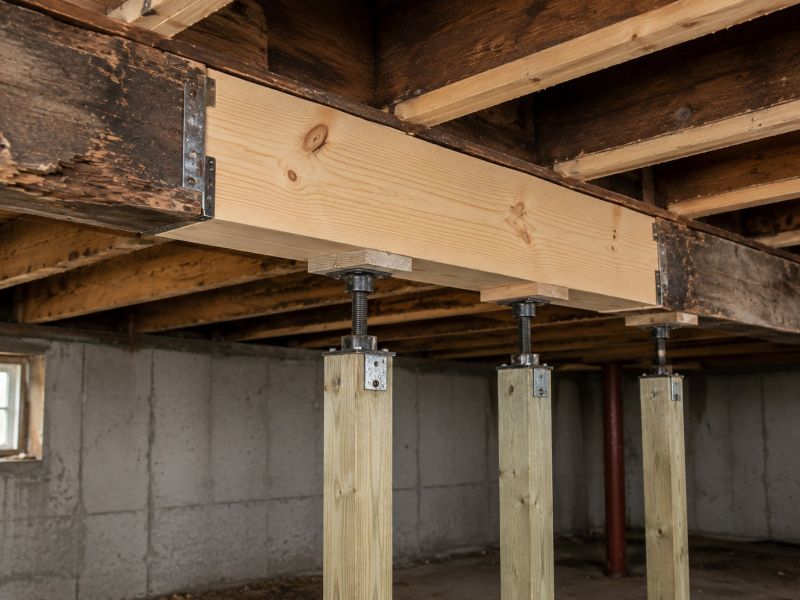 Garage Beam Repair in Wilmington, NC