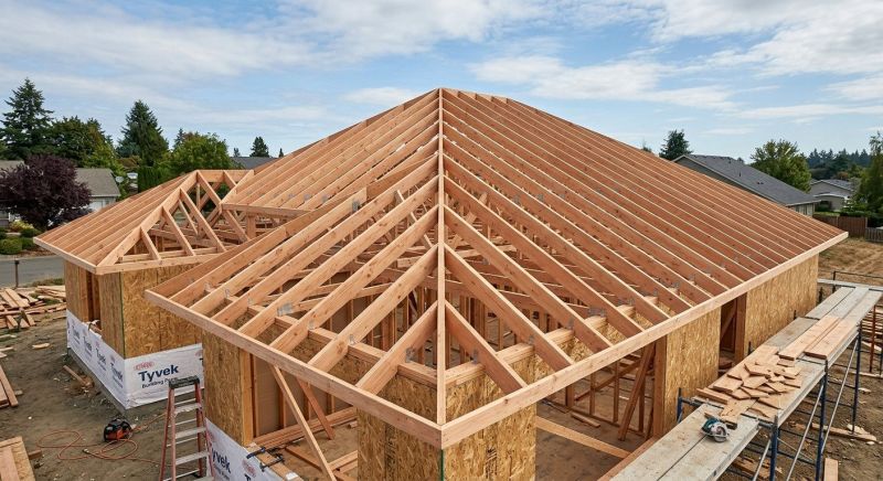 Hip Roof Framing in Kansas City, KS