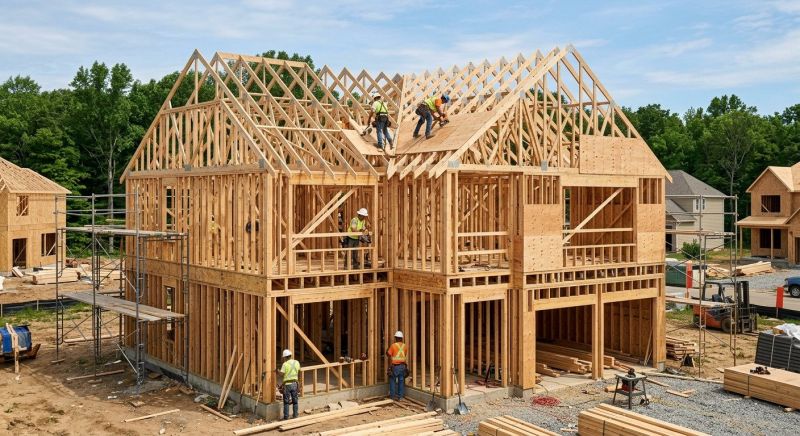 House Framing in Conroe, TX