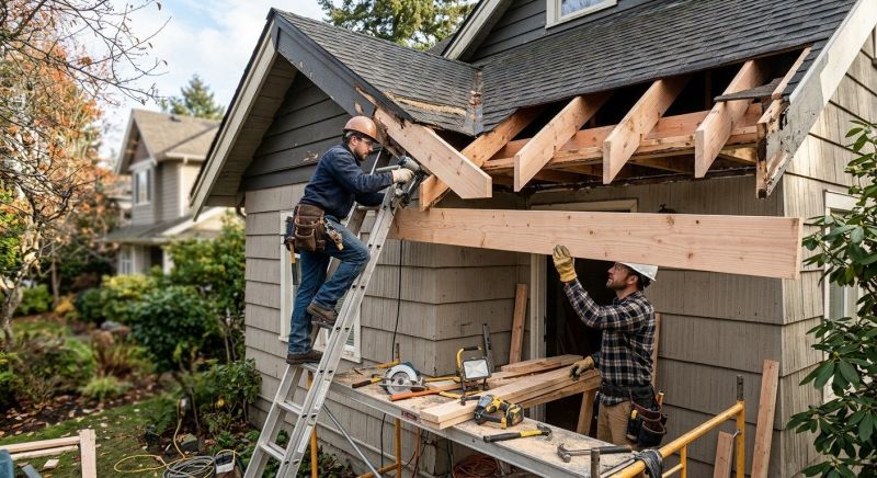 Overhang Repair in Wilmington, NC