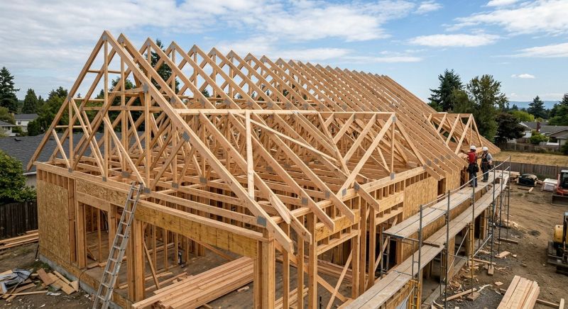 Roof Truss Framing in Wilmington, NC