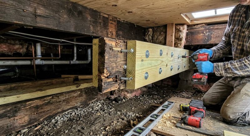 Basement Joist Repair in Kansas City, KS