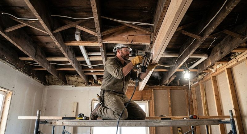 Basement Joist Repair in Kansas City, KS