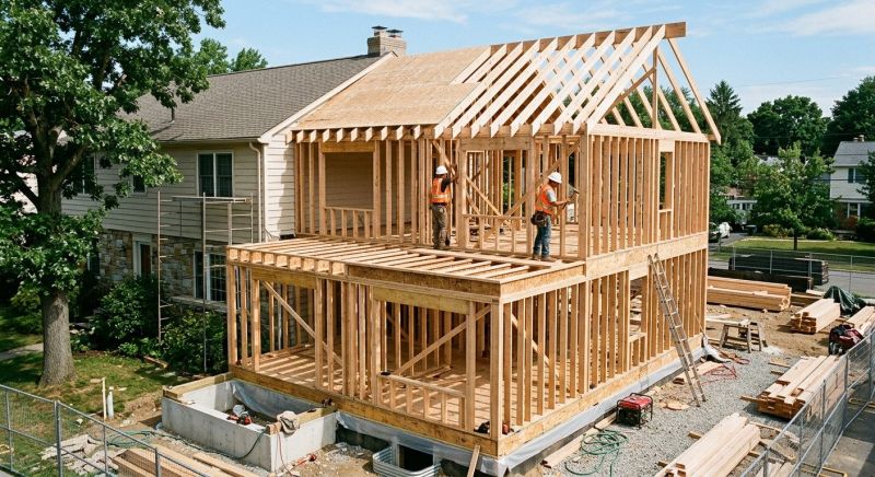 Building Addition Framing in Wilmington, NC