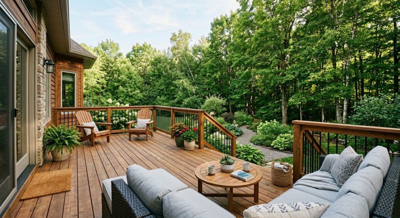 Cedar Deck Installation in Norwalk, CT