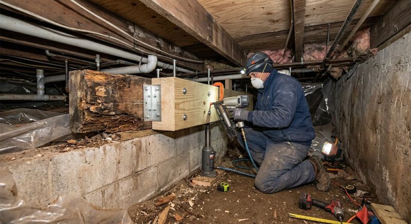 Ceiling Joist Repair in Kansas City, KS