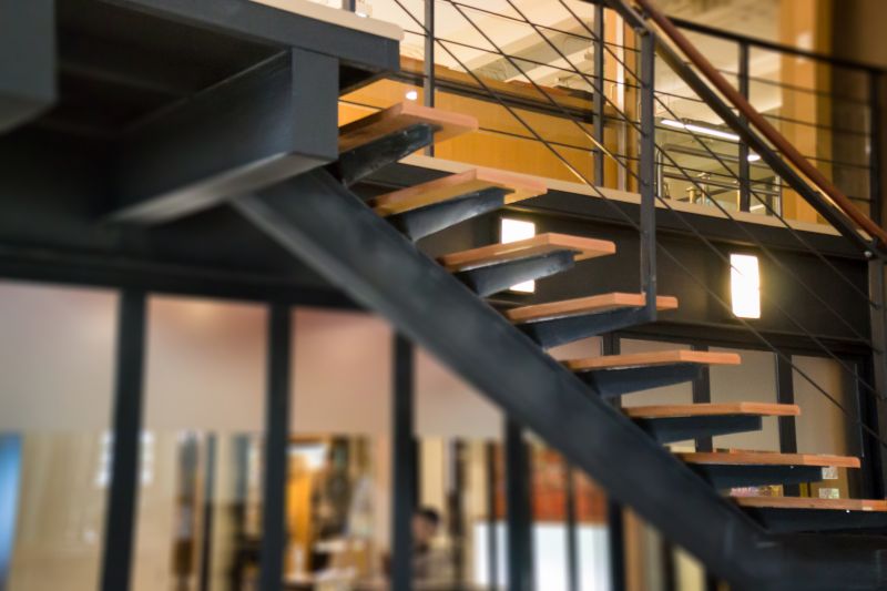 Curved Staircase Installation in Wilmington, NC