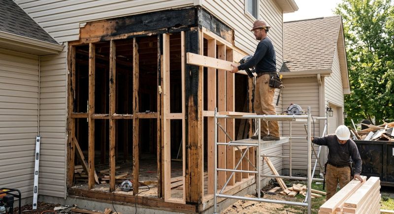 Damaged Framing Replacement in Conroe, TX