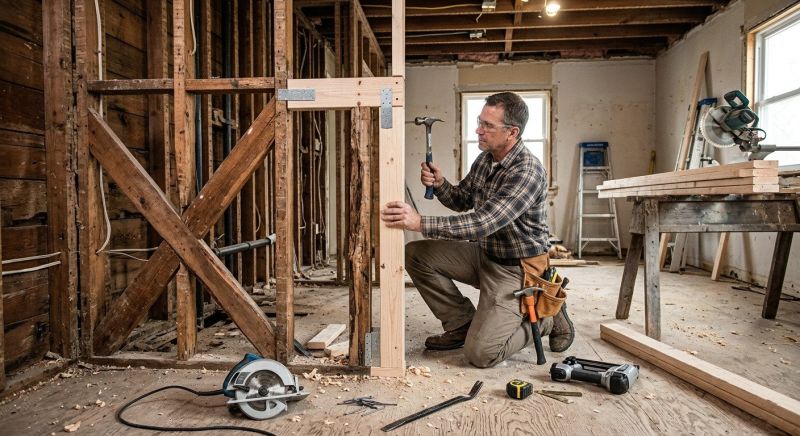 Floor Framing Repair in Kansas City, KS