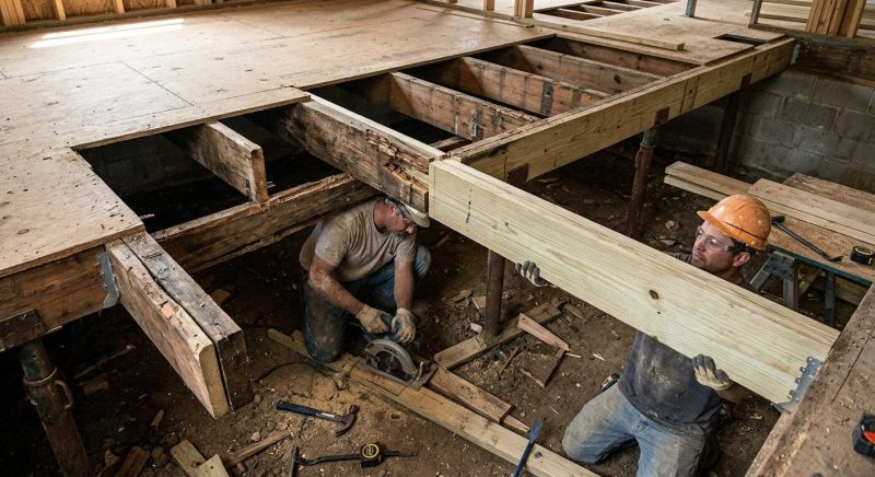 Floor Framing Repair in Wilmington, NC