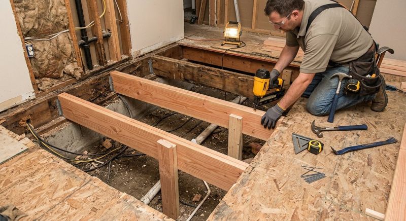 Floor Joist Repair in Wilmington, NC
