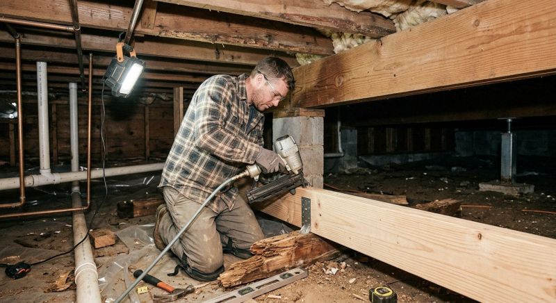 Floor Joist Repair in Kansas City, KS