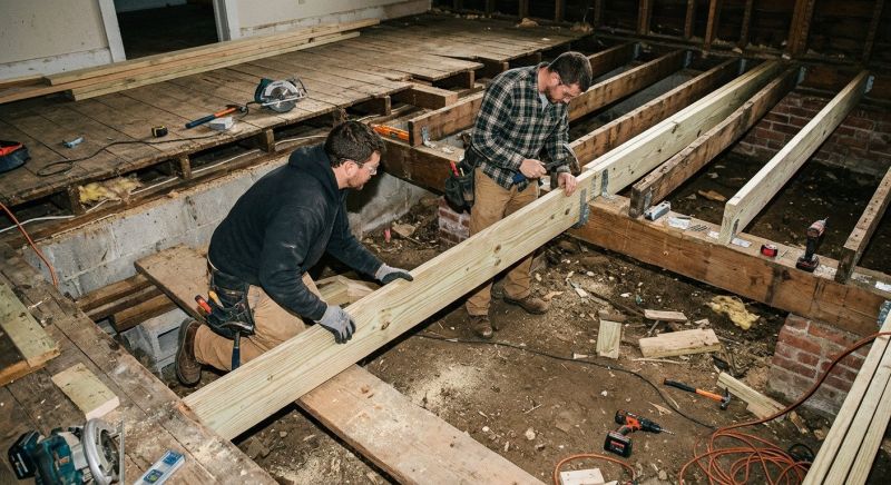 Floor Joists Replacement in Kansas City, KS