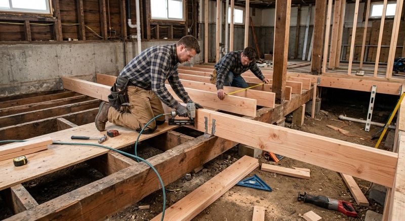 Floor Joists Replacement in Kansas City, KS