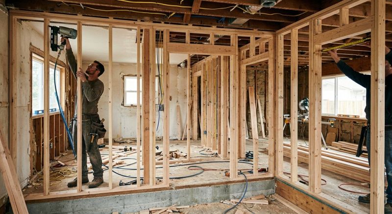 Home Renovation Framing in Conroe, TX
