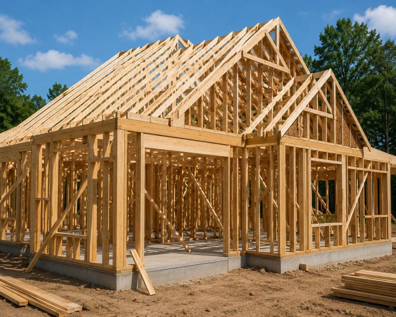 House Framing in Kansas City, KS