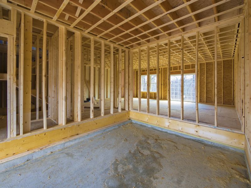 Interior Wall Framing in Kansas City, KS