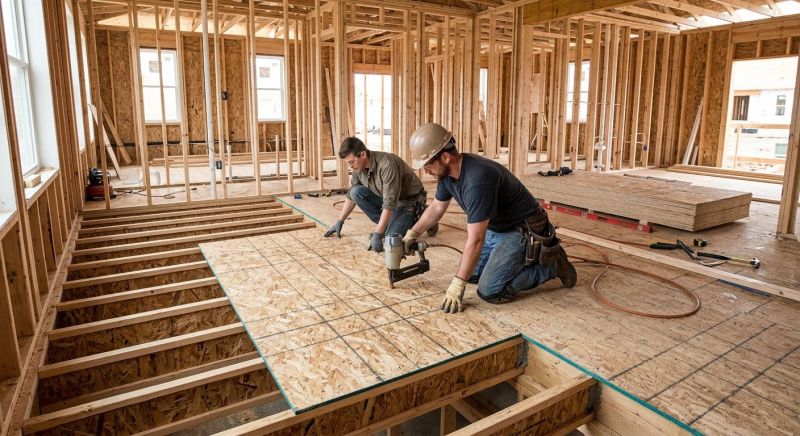 Plywood Flooring Installation in Kansas City, KS