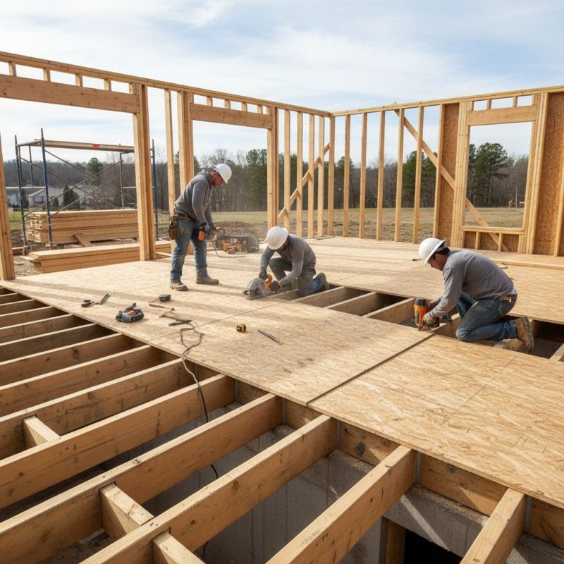 Plywood Flooring Installation in Kansas City, KS