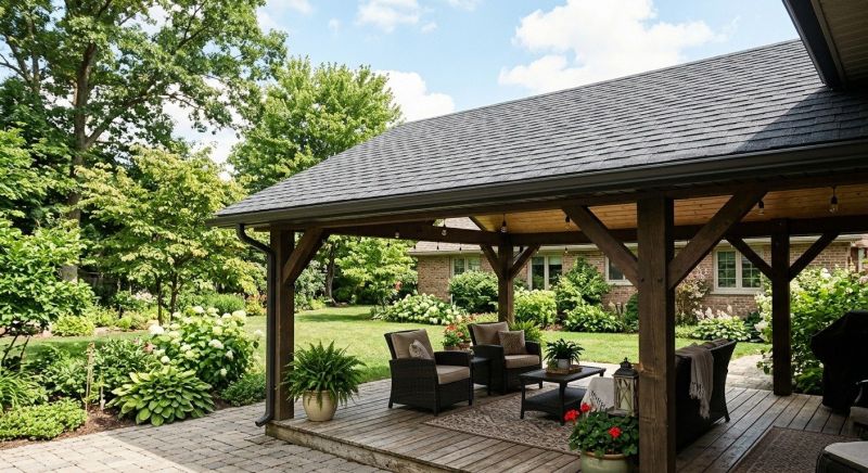 Porch Roof Framing in Conroe, TX