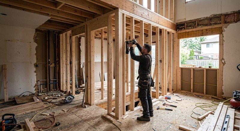 Renovation Framing in Kansas City, KS