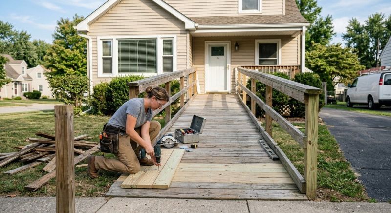 Residential Ramp Installation in Wilmington, NC