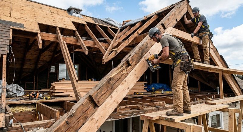Roof Beam Replacement in Kansas City, KS