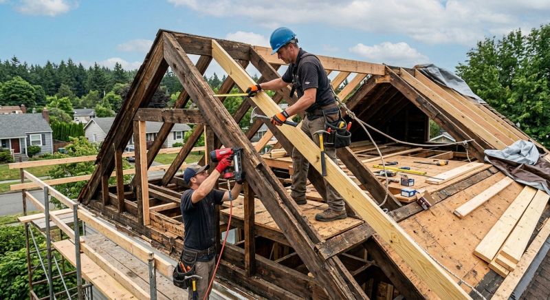 Roof Framing Repair in Wilmington, NC