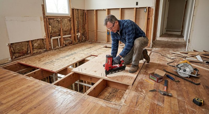 Sagging Floor Joist Repair in Wilmington, NC