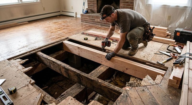 Sagging Floor Repair in Conroe, TX