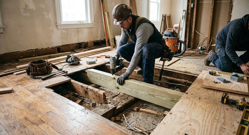 Structural Flooring Repair in Wilmington, NC