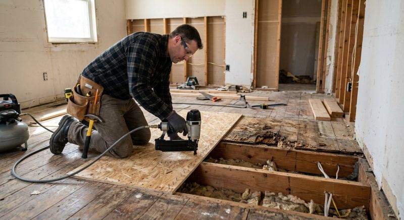 Structural Flooring Repair in Wilmington, NC