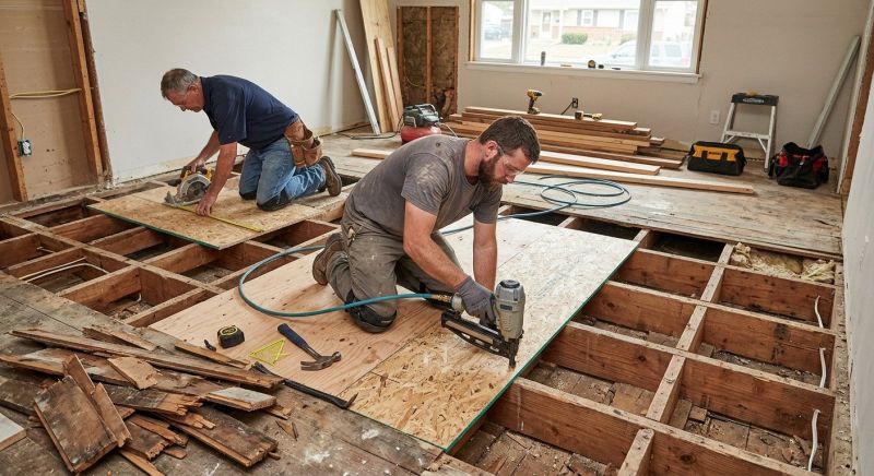 Structural Flooring Repair in Kansas City, KS