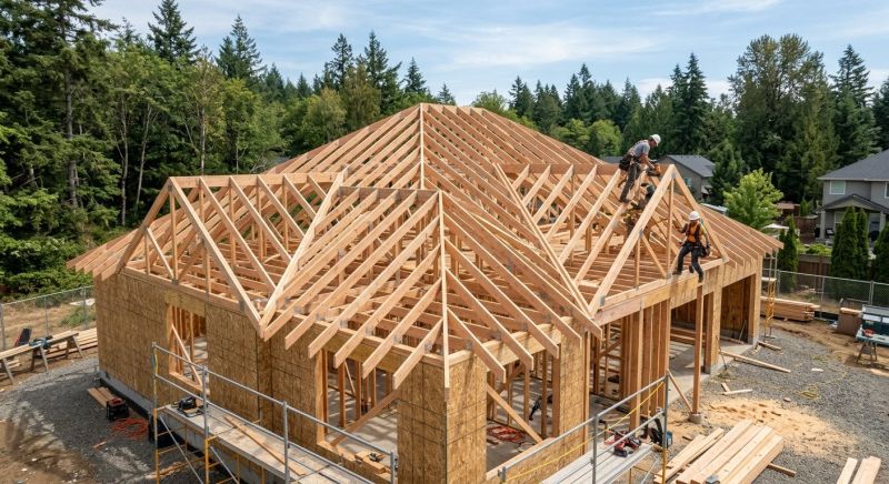 Structural Roof Framing in Conroe, TX