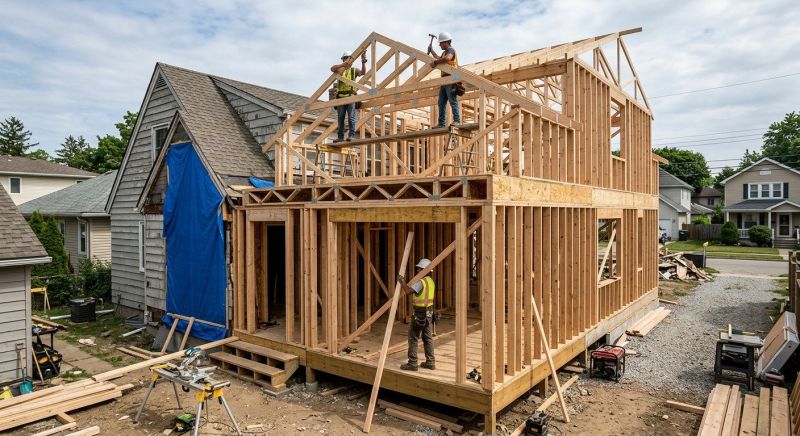 Structure Framing in Kansas City, KS