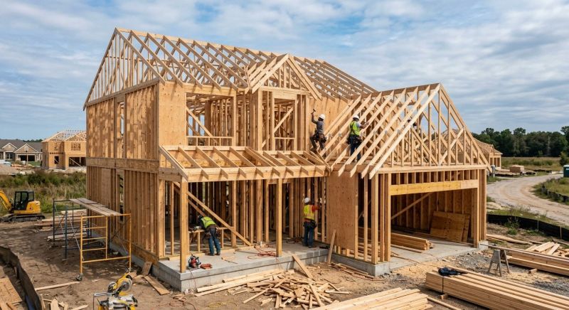 Structure Framing in Conroe, TX