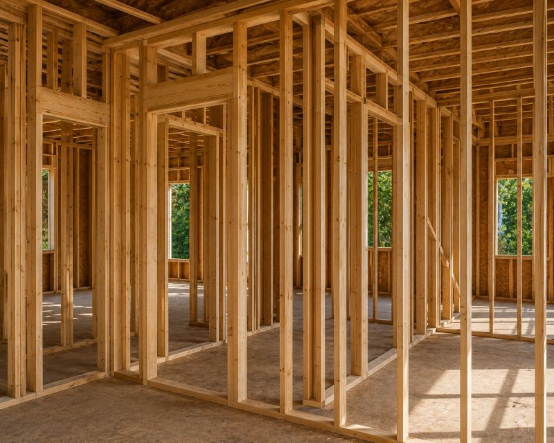 Stud Wall Framing in Conroe, TX