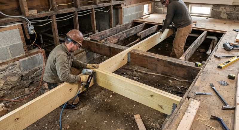 Subfloor Joist Replacement in Wilmington, NC