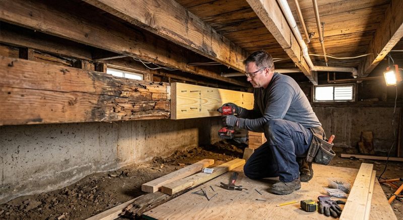 Subfloor Joist Replacement in Wilmington, NC