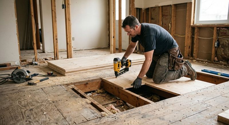 Subfloor Repair in Kansas City, KS
