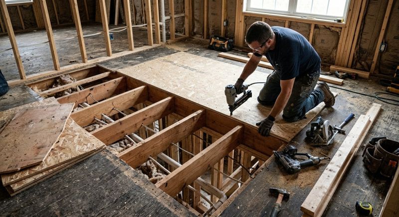 Subfloor Repair in Wilmington, NC