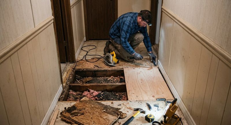 Subfloor Repair in Wilmington, NC