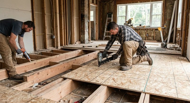 Subflooring Renovation in Wilmington, NC
