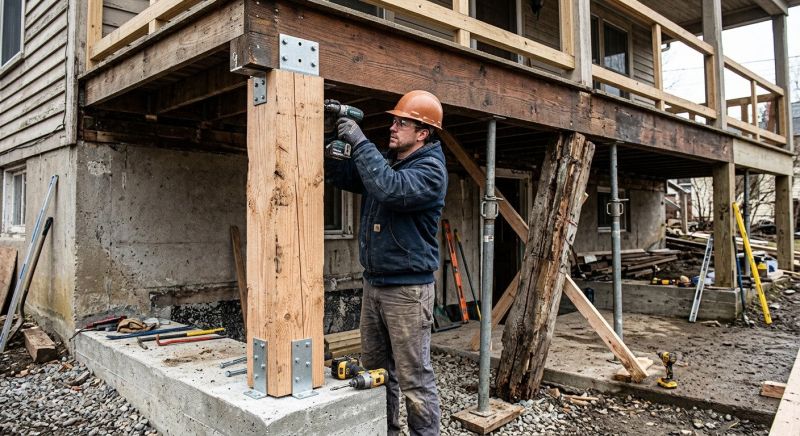 Support Column Repair in Kansas City, KS