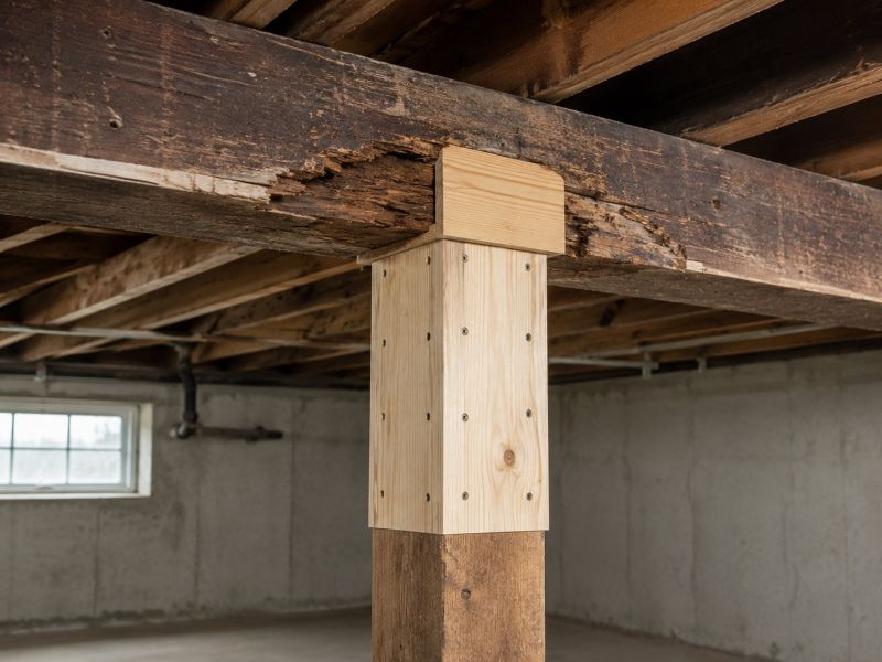 Support Column Repair in Kansas City, KS