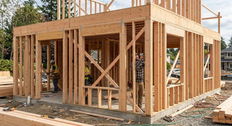 Timber Stud Framing in Kansas City, KS