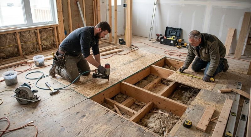 Underfloor Repair in Wilmington, NC