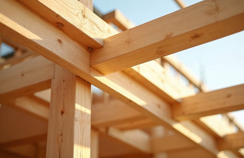 Wood Beam Installation in Conroe, TX