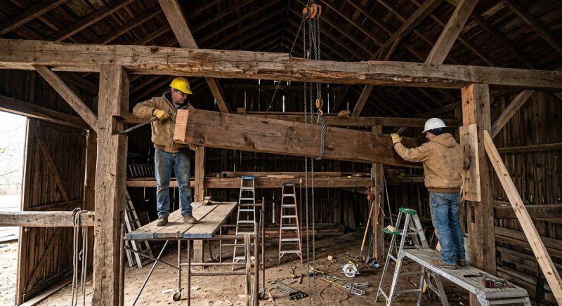 Wood Beam Replacement in Wilmington, NC